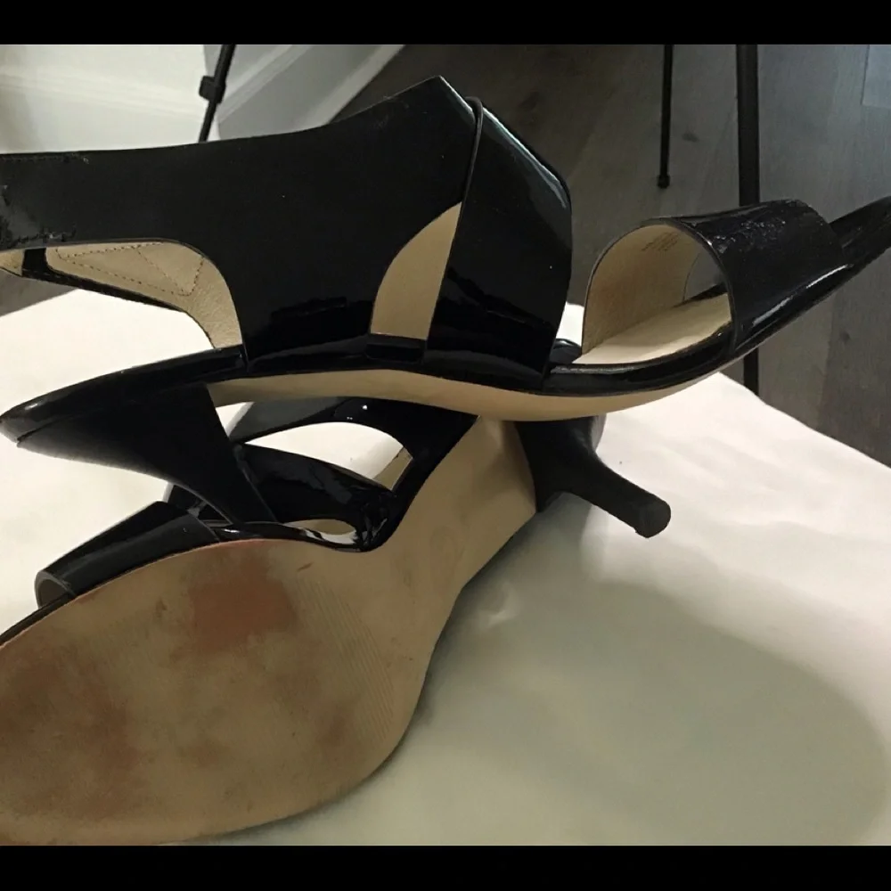 Michael Kors Strapoy Heels Patent Leather